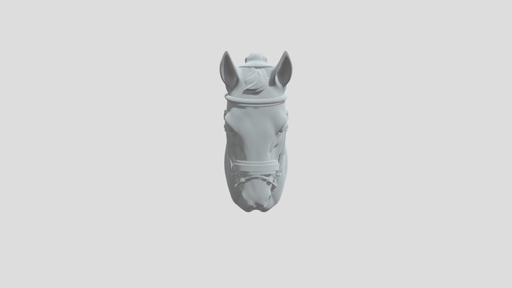 horse bust 3D Model