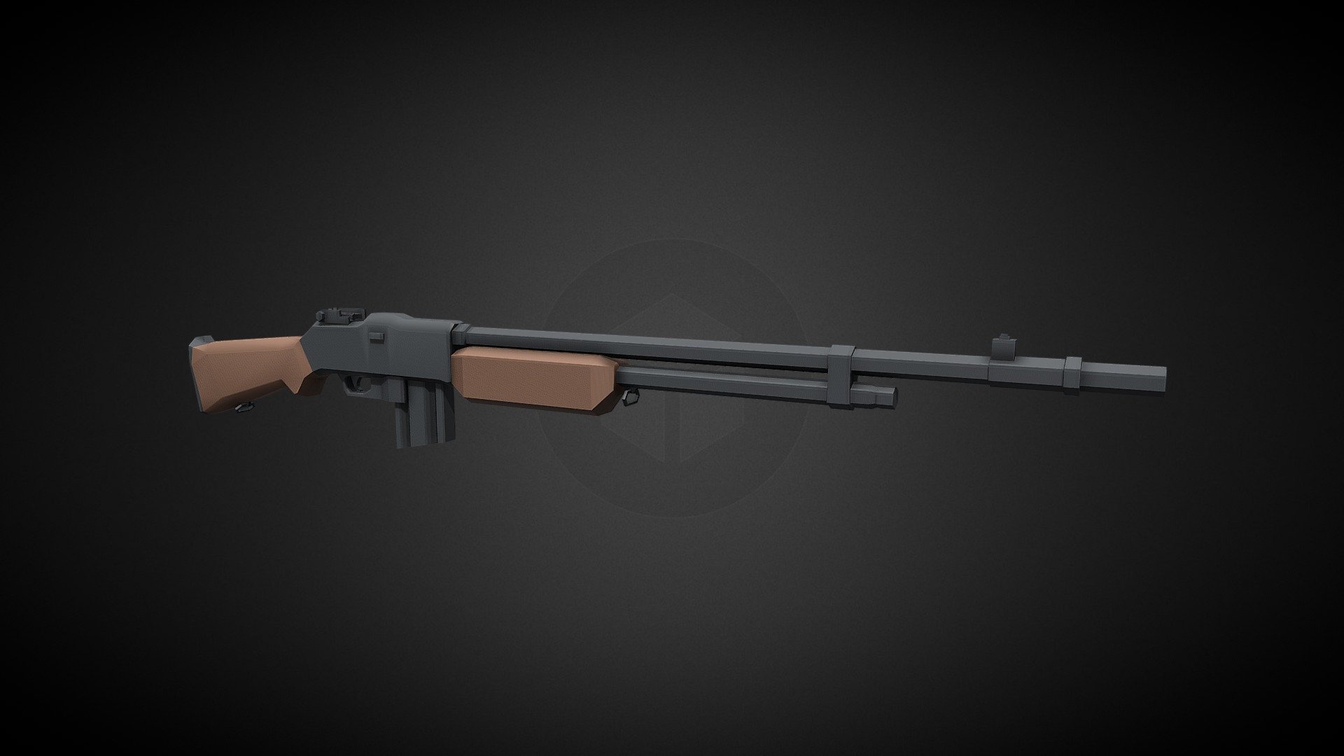 US BAR LMG - 3D model by Drakeling Labs (@drakelinglabs) [38abdef ...