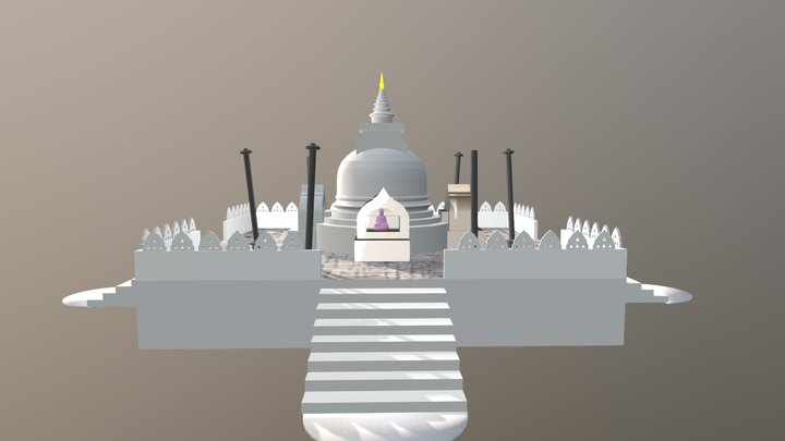 Sthupa Srilanka 3D Model