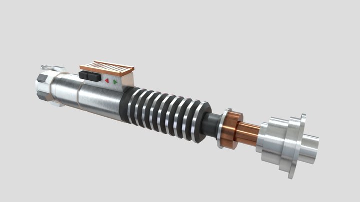 Luke Skywalker's lightsaber 3D Model
