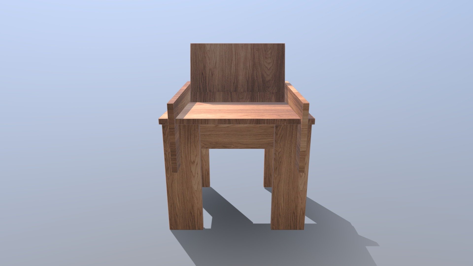 ping pong chair dark wood