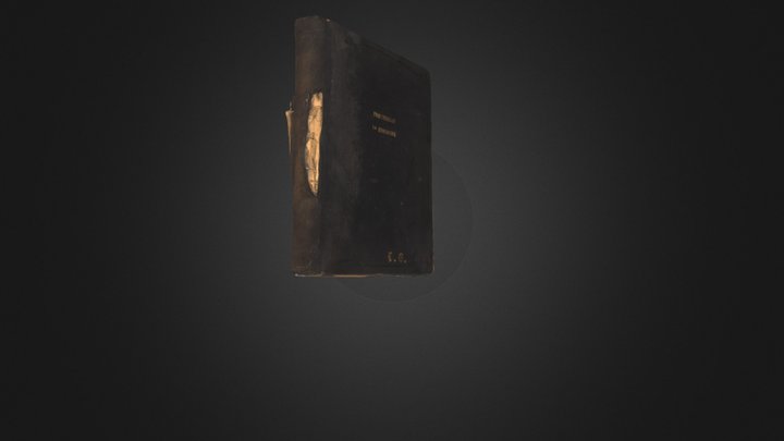 Wrecked Book 3D Model