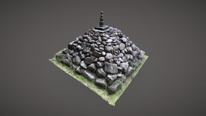 池辺寺跡復元石塔 3D Model