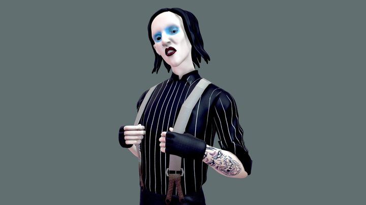Marilyn Manson TGEoG – Modello 3D gratuito STL