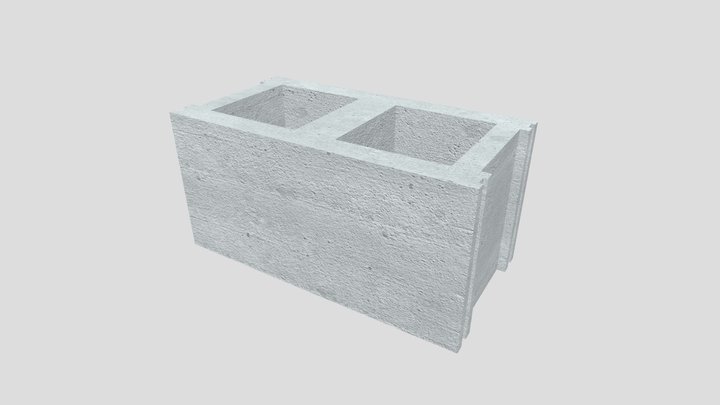 Cinderblock 3D Model