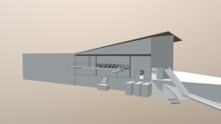 Solución acústica (Zona desbisado) 3D Model