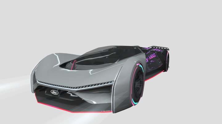 team fordzilla p1 (decal) – Gratis 3D-model STL