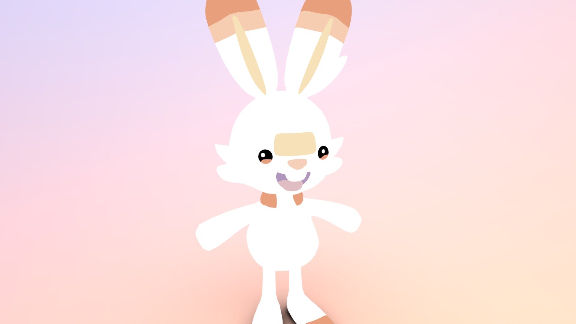 Scorbunny - High Poly