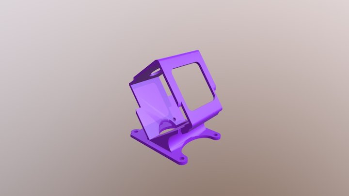 Runcam3 35 degree mount for Eachine Wizard 3D Model