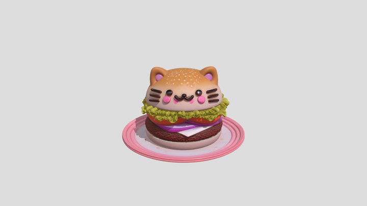 Burger – Stylized 3D Food Model