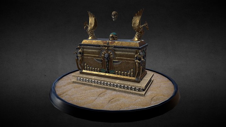 Tomb Kings Casket Of Souls 3D Model