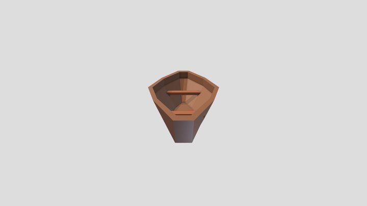 simple canoe 3D Model