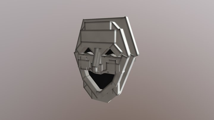 Theatrical Mask 3D Model