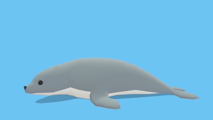 Seal - Animated Low Poly – Kostenloses 3D-Modell STL