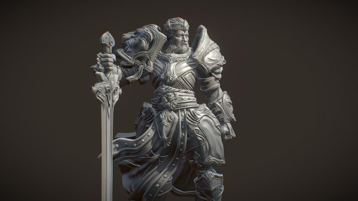 Paladins of Dawn: Itrek [presupported] 3D Model