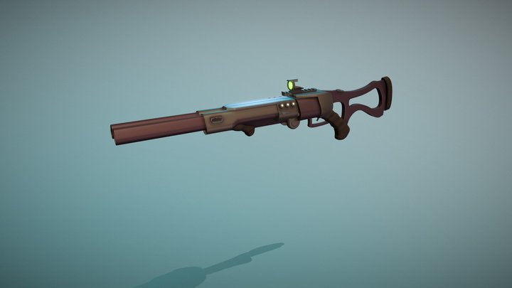 День 2 / shotgun 3D Model