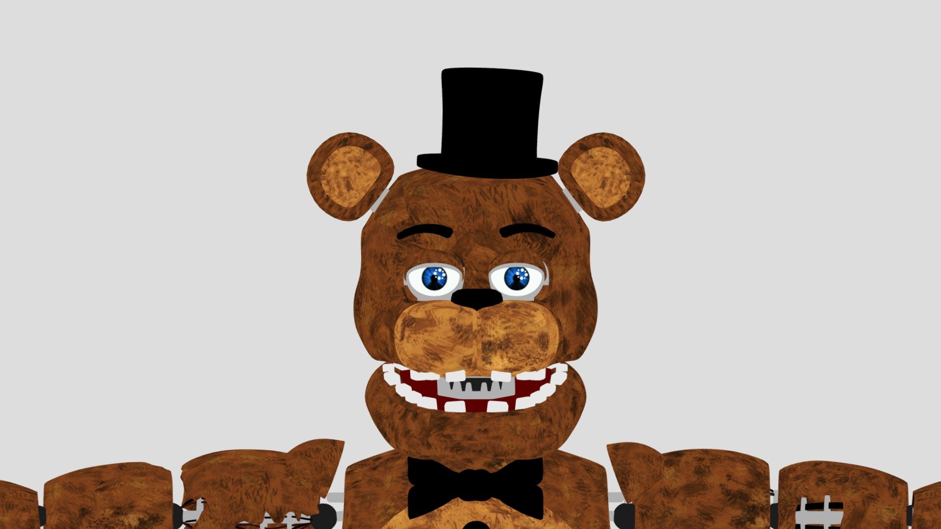 Withered Freddy By Thudner - 3D Model By Umjustnothin [38b649d] - Sketchfab