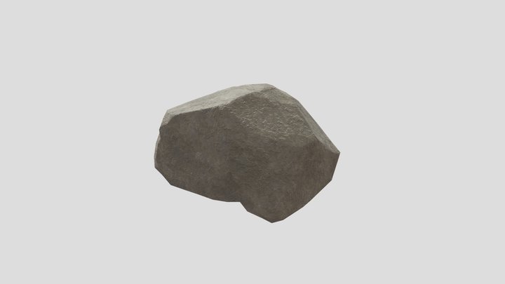 Small Rock 2 3D Model