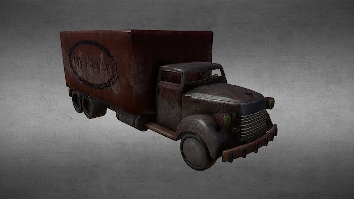 Fallout Delivery Trucks "Jay's Moving" 3D Model