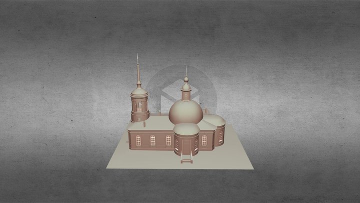 Temple 3D Model