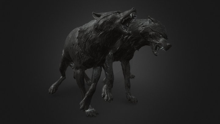 Wolves | 3D Sculpting 3D Model