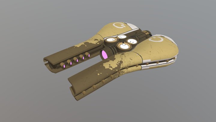 Elithian Mothership Model 3D Model