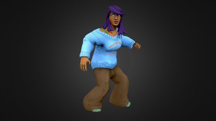 Vee Vanderwall (OC) 3D Model