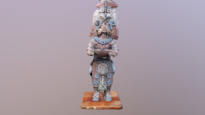 The Guardian of Xibalba – The Offering Bearer 3D Model