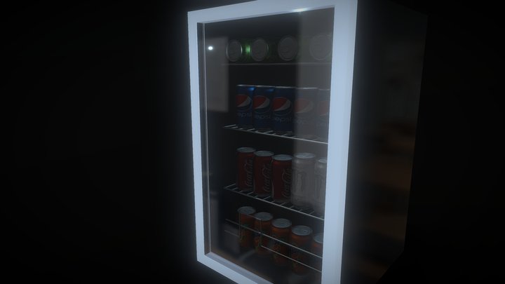 mini-fridge 3D Model