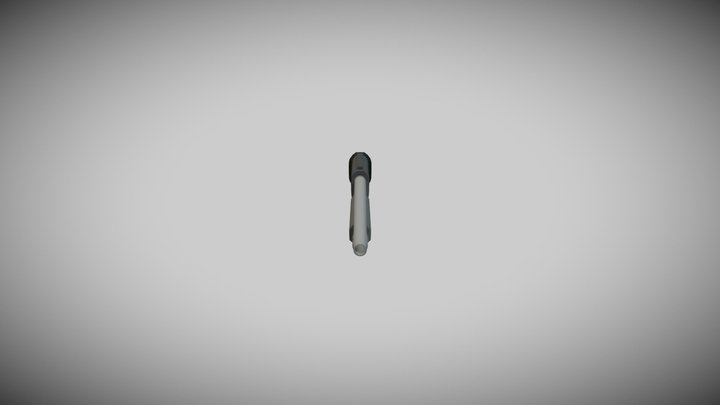 Low poly Shotgun 3D Model