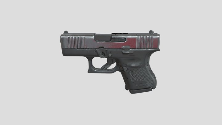 Pistol Profile 3D Model