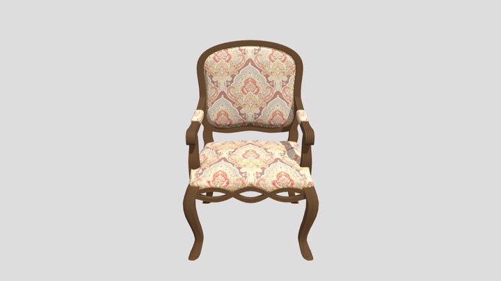 Wooden Chair FV 3D Model