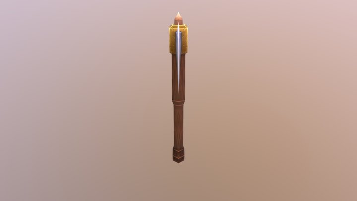 cgcookie_Texture Exercise Ax-model 3D Model