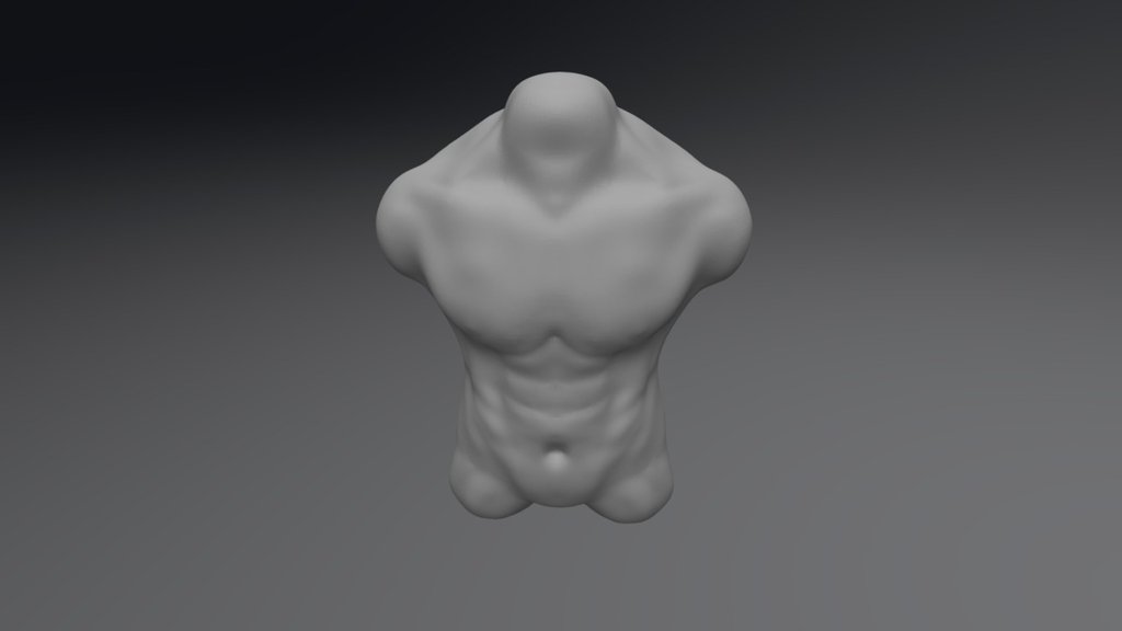 male human body 3d model free blender download