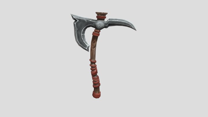 And his axe 3D Model