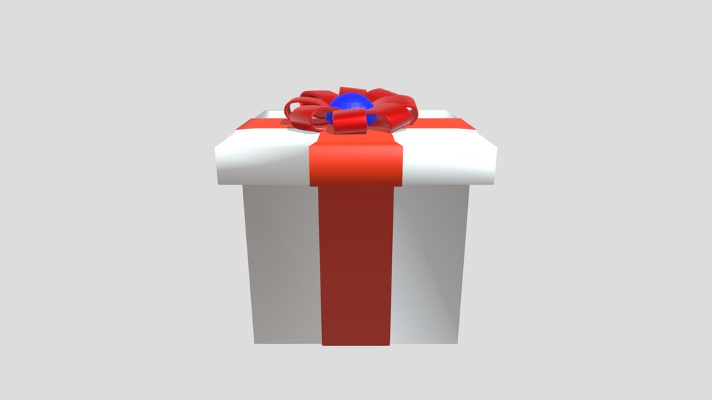 Low Poly Gift Box