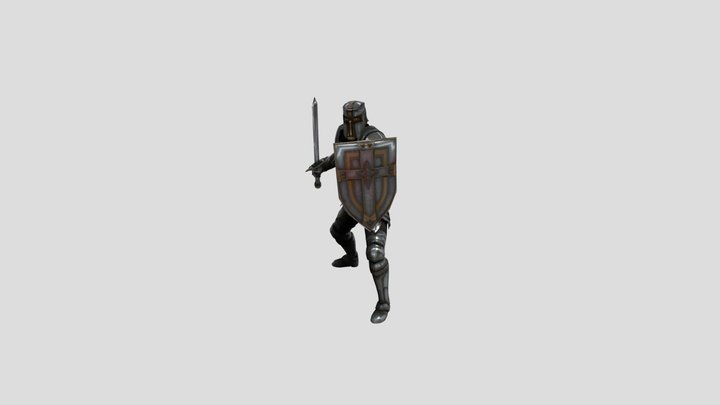 Sword and Shield Pack (4) 2 3D Model