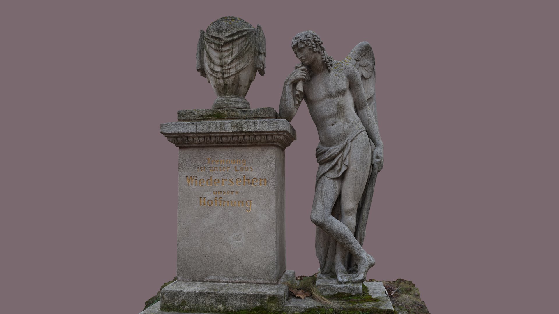 3D model Hoffnung - This is a 3D model of the Hoffnung. The 3D model is about a statue of a man and a woman.