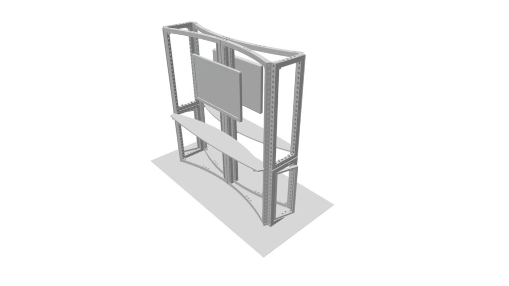 Kiosk Kit Design 13_Structure - 3D model by Image Options ...