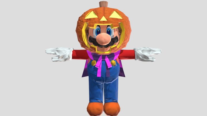 Mobile - Mario Kart Tour - Mario (Halloween) 3D Model