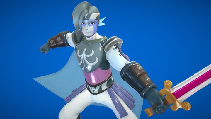 Golden Sun - Saturos 3D Model