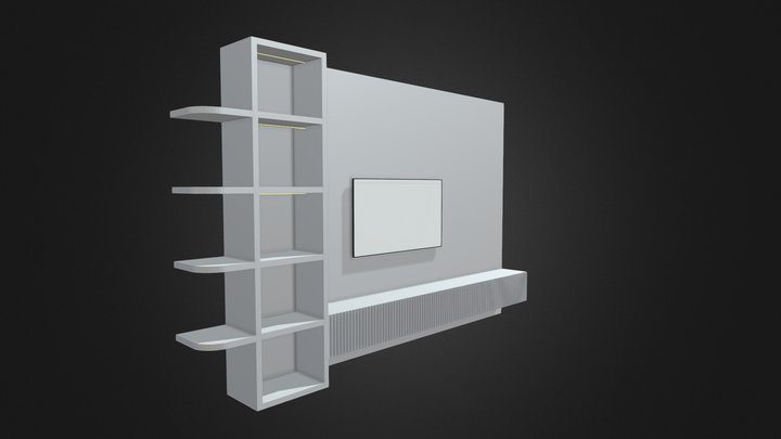 TV Cabinet – Modello 3D gratuito STL