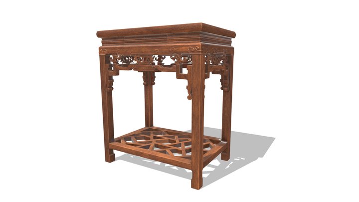 Chinese Console Table 3D Model