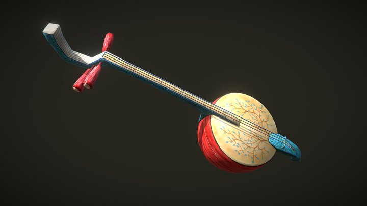 stringed instrument 3D Model