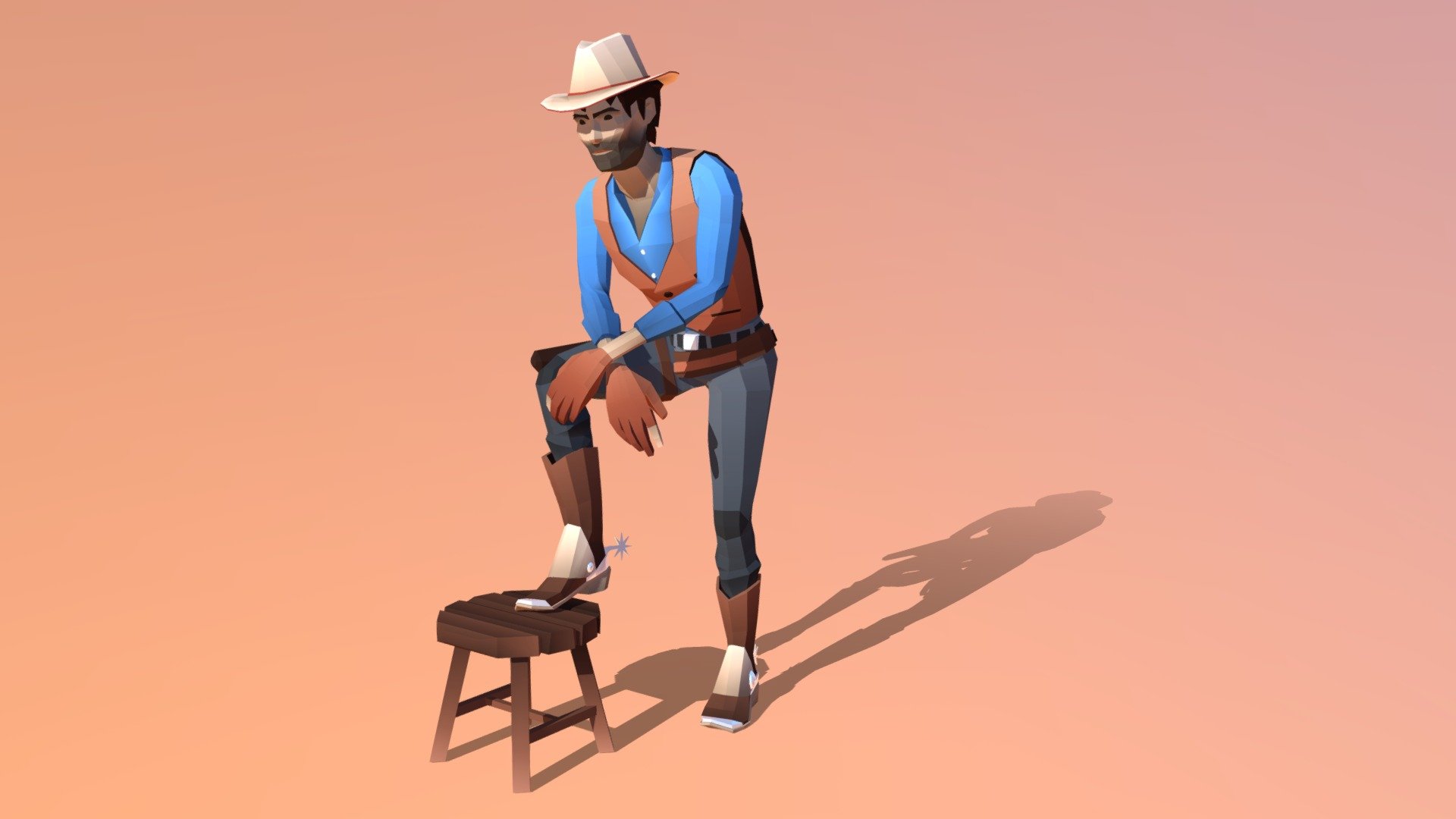 The Wild West Shooter - 3D model by Lana Ro (@lana__ro) [38c69ec ...