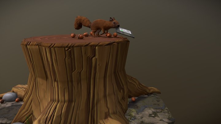 A Different Kind of Nut 3D Model