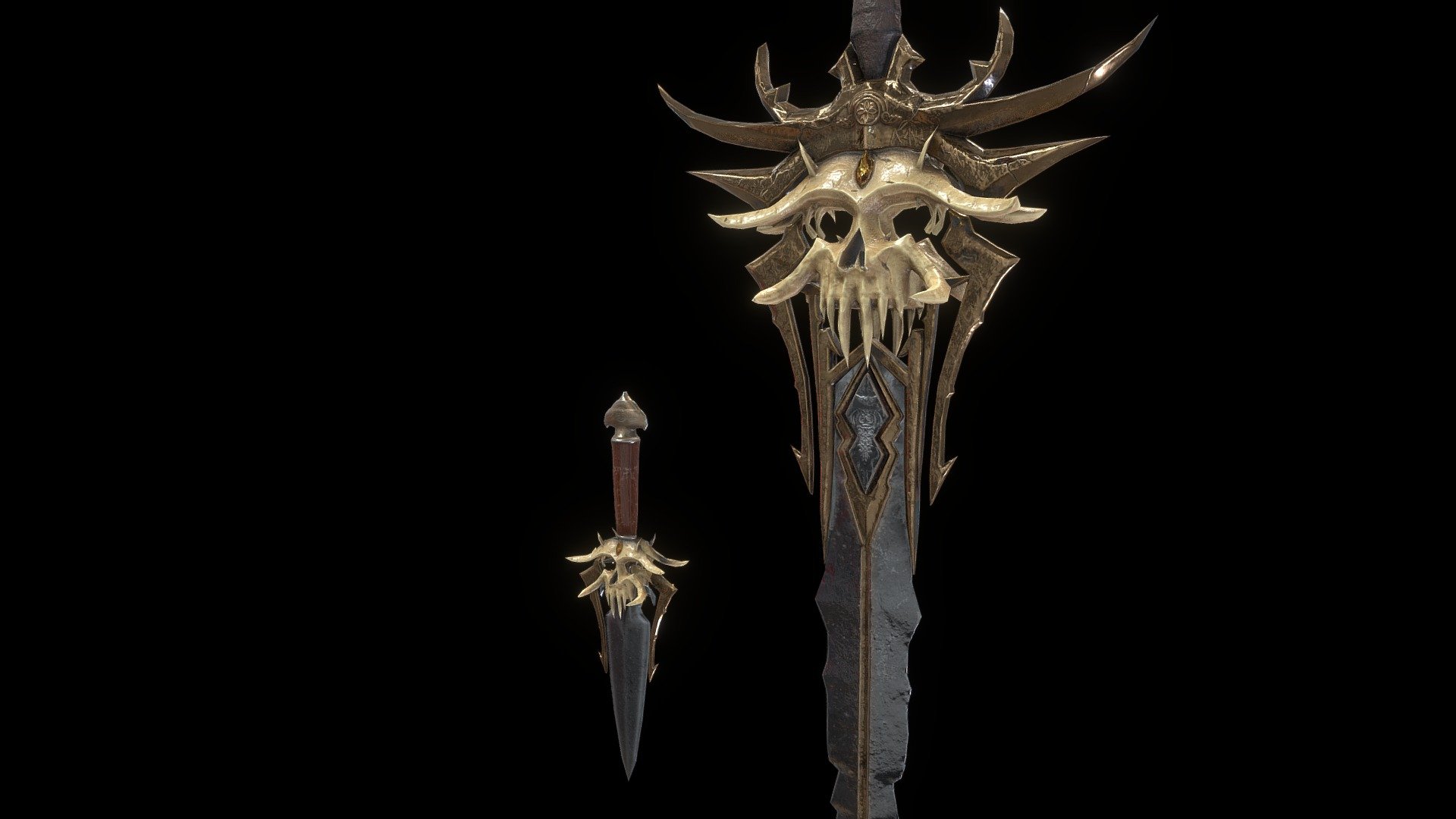 Ancient Sunray Defender Weapon Set - 3D model by Dawid (@Dawid.Gerula ...