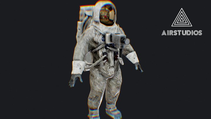 apollo 13 astronaut 3d model