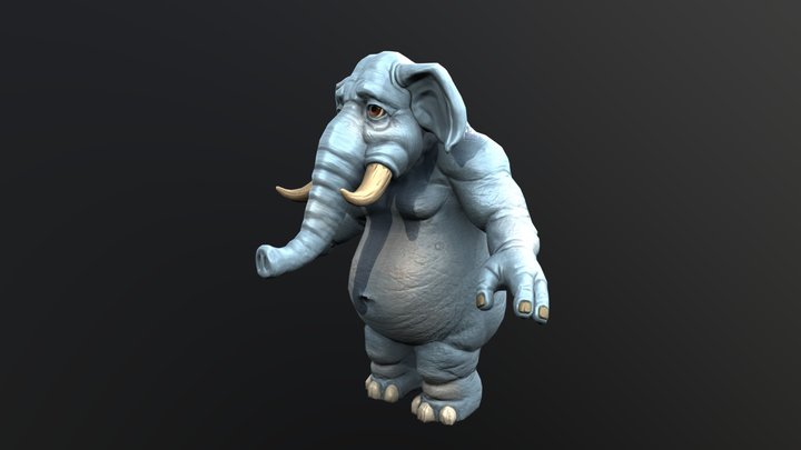 Elephant 3D Model