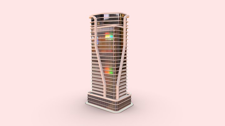 Glass Building (low poly)